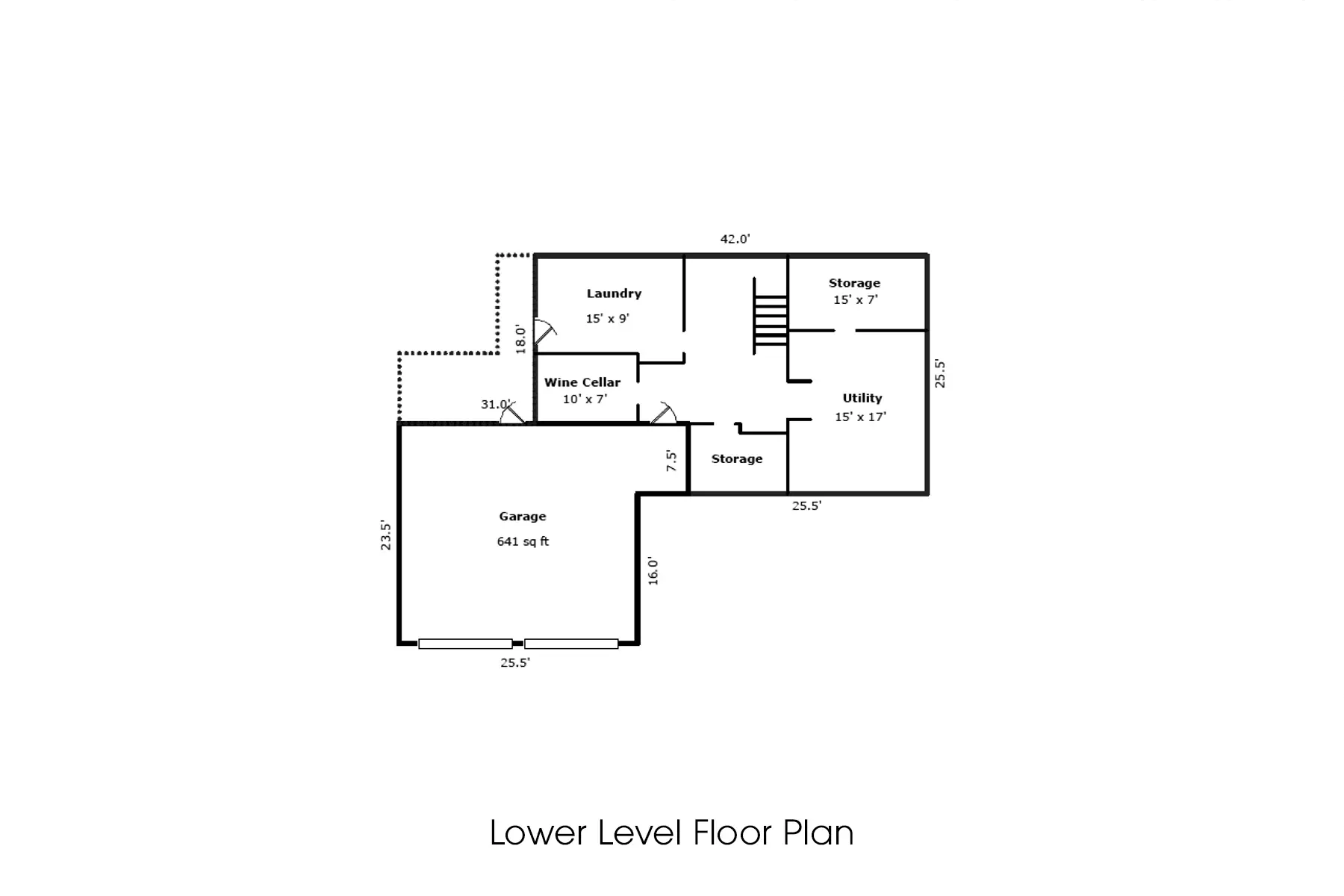 lower floor plan - clean